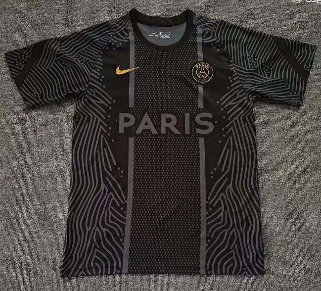 PSG Paris Black Short Sleeve Training Shirt 2020/21